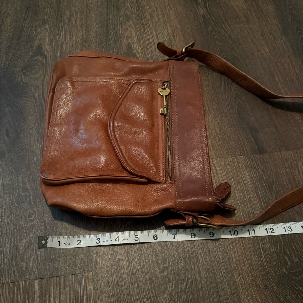 Vintage Fossil leather satchel - Picture 10 of 11